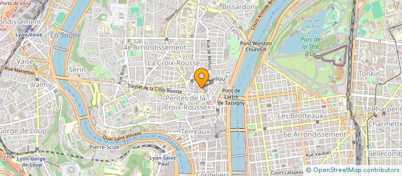localisation de l'entreprise MADAME MARIE PROST à LYON