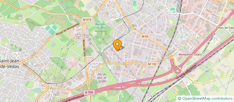 localisation de l'entreprise MADAME MARIE PROTAT  MONTPELLIER