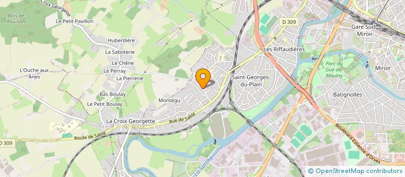 localisation de l'entreprise MADAME MARIE PROUILLE  COULAINES