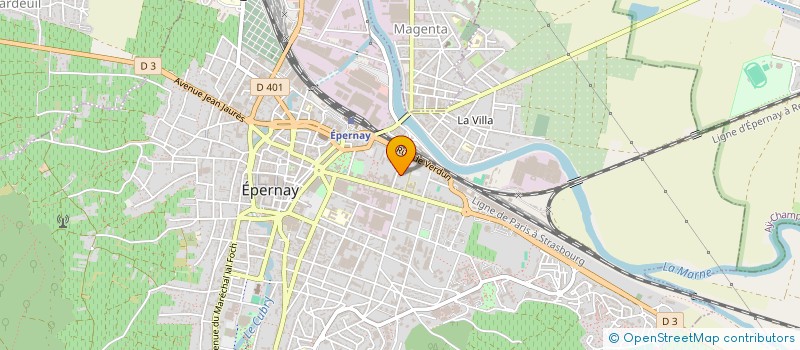 localisation de l'entreprise MADAME MARIE PROVOOST  EPERNAY