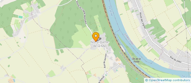 localisation de l'entreprise MADAME MARIE PRUDHOMME  NOTRE-DAME-DE-LA-MER