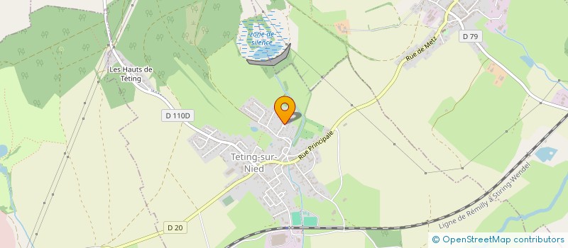 localisation de l'entreprise MADAME MARIE PRUSKI  TETING-SUR-NIED