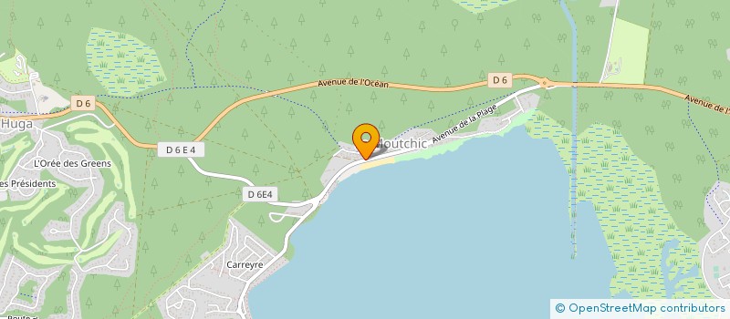 localisation de l'entreprise MADAME MARIE PUCH  LACANAU