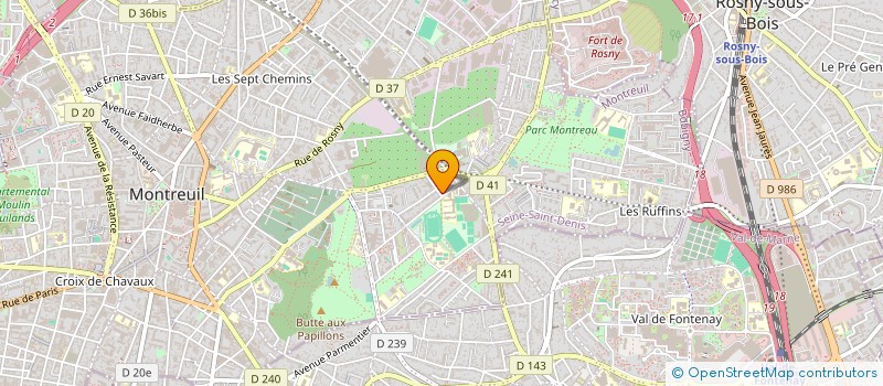 localisation de l'entreprise MADAME MARIE PUECH à MONTREUIL