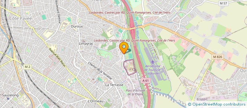 localisation de l'entreprise MADAME MARIE PUECH  TOULOUSE