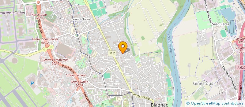 localisation de l'entreprise MADAME MARIE PUEYO  BLAGNAC