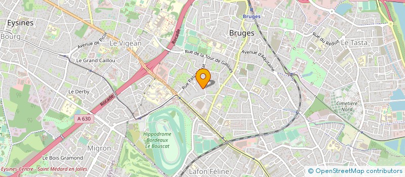 localisation de l'entreprise MADAME MARIE PUJOL à BRUGES