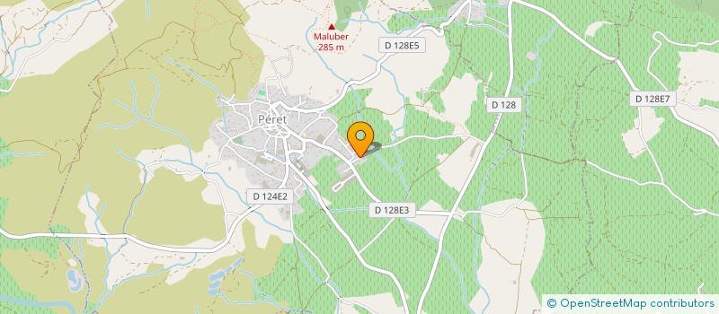 localisation de l'entreprise MADAME MARIE PUJOL  PERET