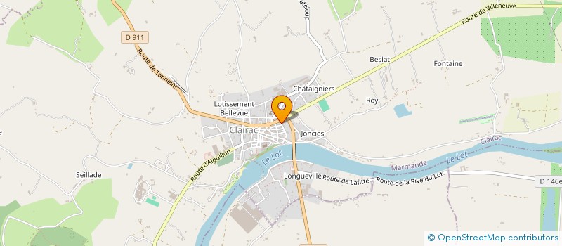 localisation de l'entreprise MADAME MARIE PUJOL  CLAIRAC