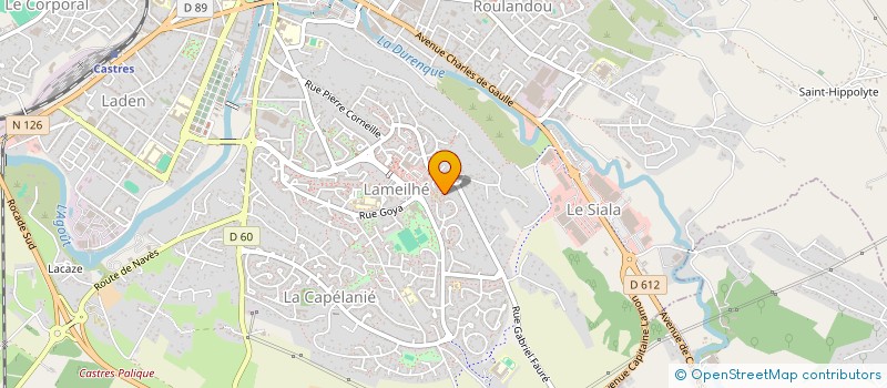 localisation de l'entreprise MADAME MARIE QUADJOVIE à CASTRES