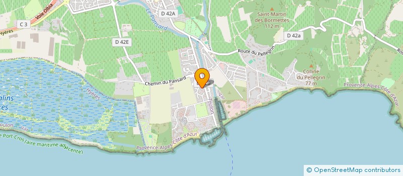 localisation de l'entreprise MADAME MARIE QUATREVAUX  LA LONDE LES MAURES