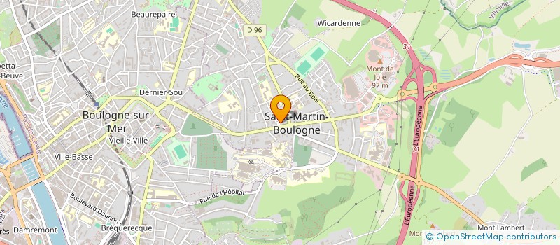 localisation de l'entreprise MADAME MARIE QUENNESSON  SAINT-MARTIN-BOULOGNE