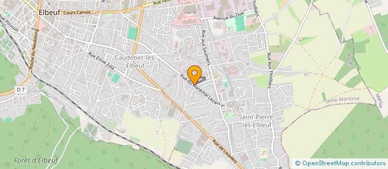 localisation de l'entreprise MADAME MARIE QUENNVILLE  SAINT-PIERRE-LES-ELBEUF