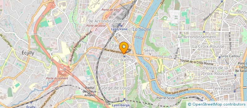 localisation de l'entreprise MADAME MARIE QUENTREC à LYON