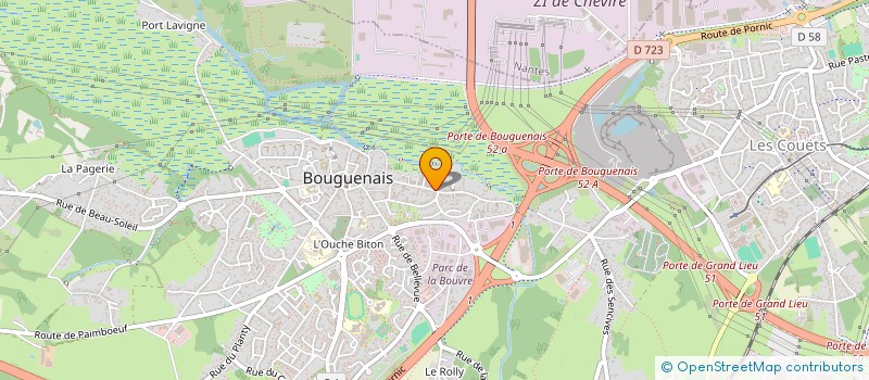 localisation de l'entreprise MADAME MARIE QUERARD à BOUGUENAIS