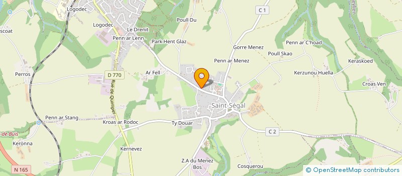 localisation de l'entreprise MADAME MARIE QUERE  PONT-DE-BUIS-LES-QUIMERCH