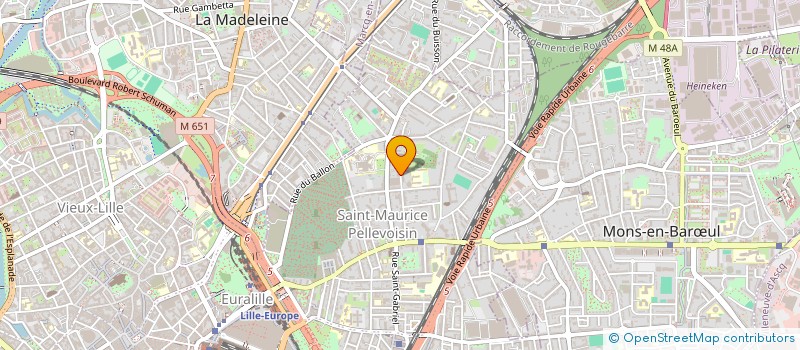 localisation de l'entreprise MADAME MARIE QUETTIER  LILLE