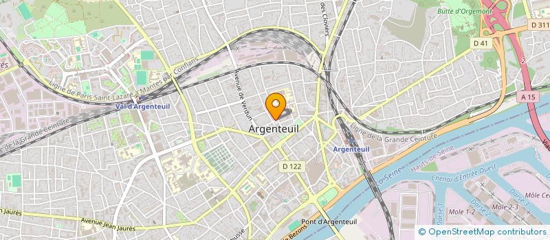 localisation de l'entreprise MADAME MARIE QUINSLOT  ARGENTEUIL