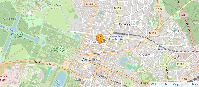 localisation de l'entreprise MADAME MARIE QUIROUARD-FRILEUSE à VERSAILLES