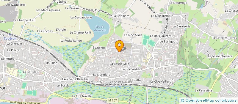 localisation de l'entreprise MADAME MARIE RABIN à COUERON
