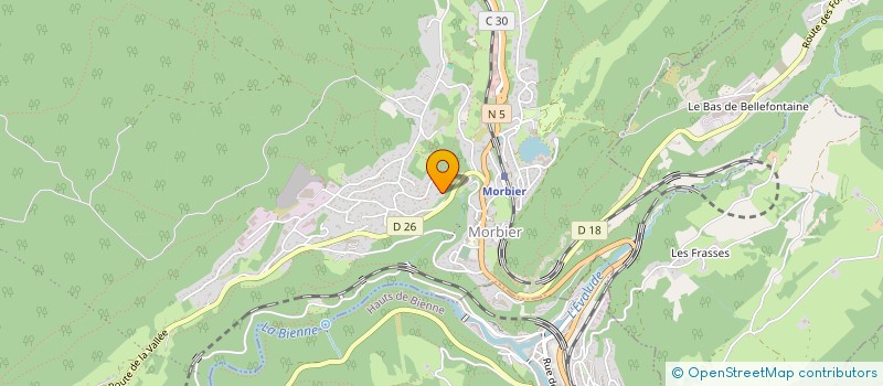 localisation de l'entreprise MADAME MARIE RACARY  BELLEFONTAINE