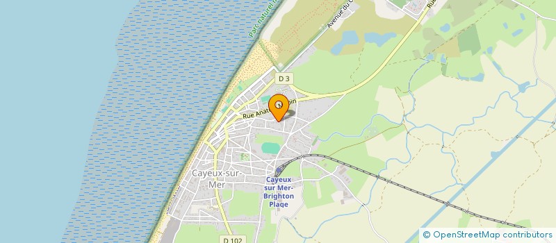 localisation de l'entreprise MADAME MARIE RACHEDI  CAYEUX-SUR-MER