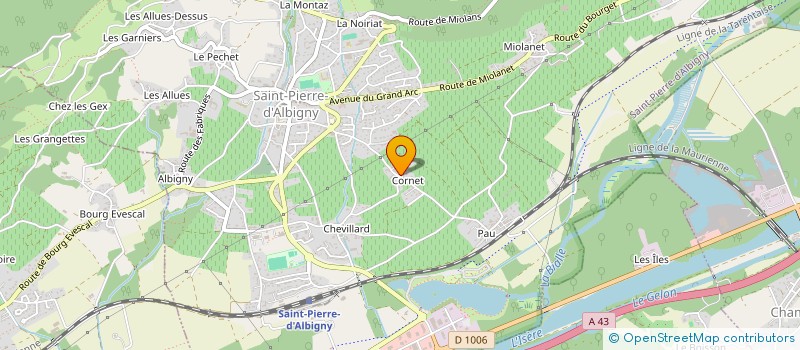 localisation de l'entreprise MADAME MARIE RACT à SAINT-PIERRE-D ALBIGNY
