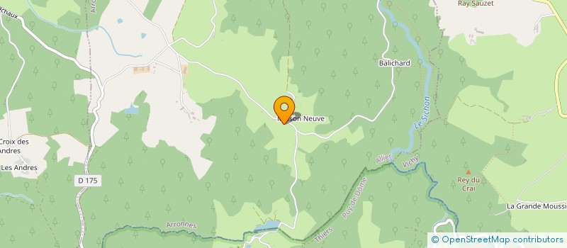 localisation de l'entreprise MADAME MARIE RADIER  ARRONNES