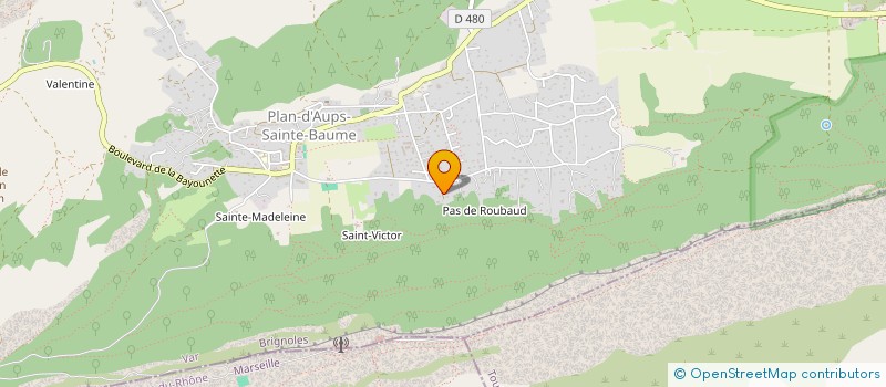 localisation de l'entreprise MADAME MARIE RAFFALLI  PLAN-D'AUPS-SAINTE-BAUME