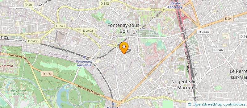 localisation de l'entreprise MADAME MARIE RAFFATIN à FONTENAY-SOUS-BOIS