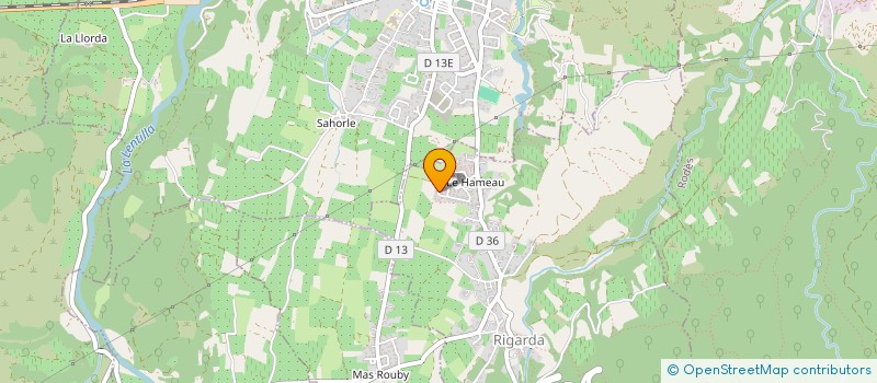 localisation de l'entreprise MADAME MARIE RAFFIN CABOISSE  RIGARDA