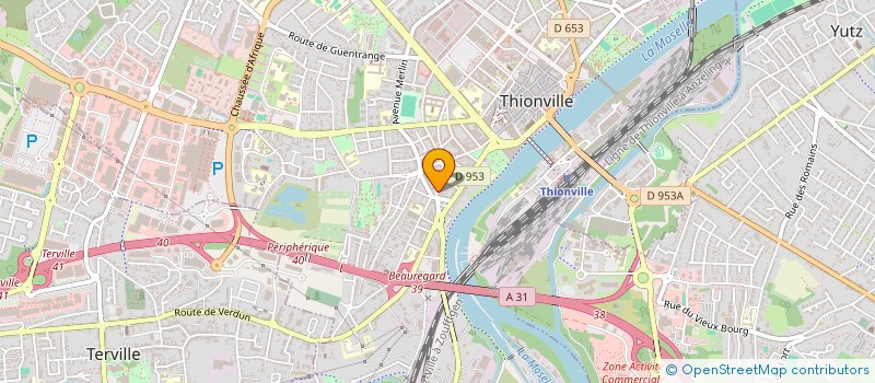 localisation de l'entreprise MADAME MARIE RAFFRAY  THIONVILLE