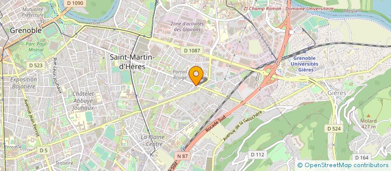 localisation de l'entreprise MADAME MARIE RAGNEAU  SAINT-MARTIN-D'HERES