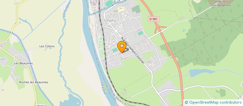 localisation de l'entreprise MADAME MARIE RAGON  IMPHY