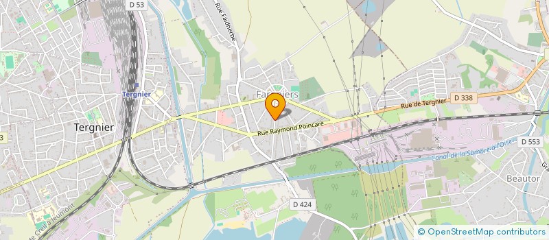 localisation de l'entreprise MADAME MARIE RAGOT  TERGNIER