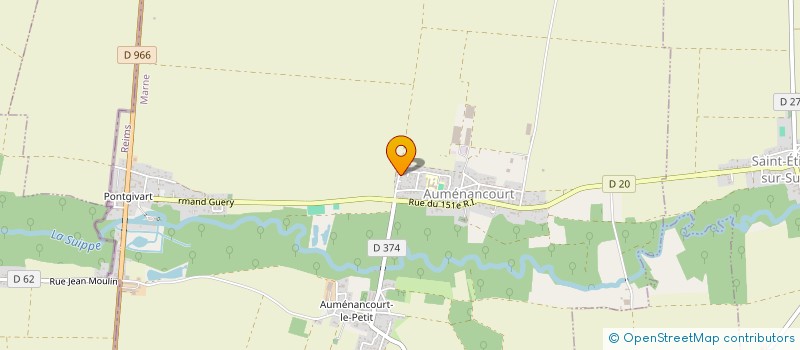 localisation de l'entreprise MADAME MARIE RAHAULT  AUMENANCOURT