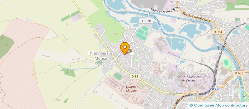 localisation de l'entreprise MADAME MARIE RAKOWITZ à THIERVILLE-SUR-MEUSE