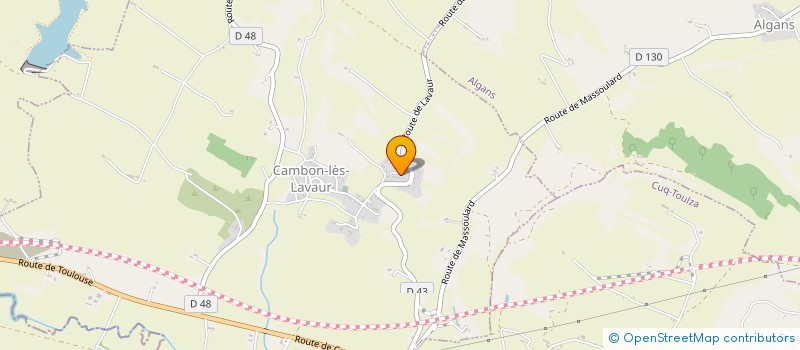 localisation de l'entreprise MADAME MARIE RAMEAUX  CAMBON-LES-LAVAUR