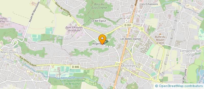 localisation de l'entreprise MADAME MARIE RAMOS  MONTLHERY