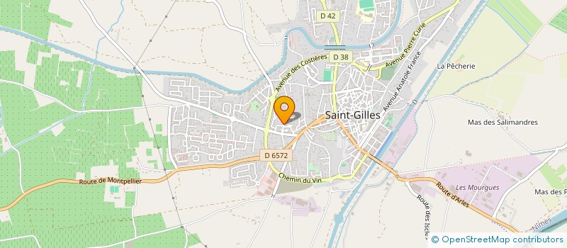localisation de l'entreprise MADAME MARIE RAMOS REBELO  SAINT-GILLES