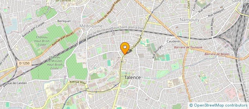 localisation de l'entreprise MADAME MARIE RANCON  TALENCE