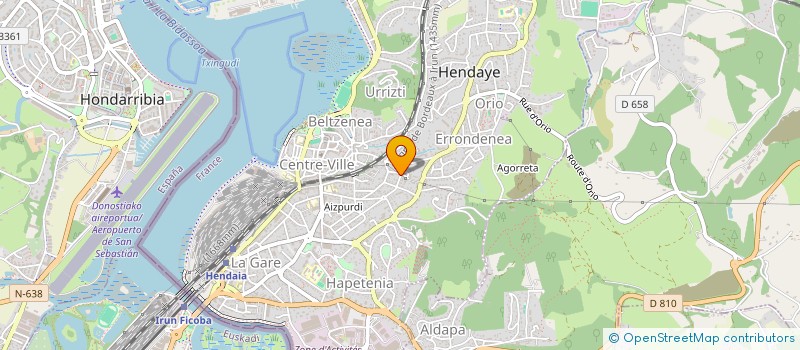 localisation de l'entreprise MADAME MARIE RANEDO à HENDAYE