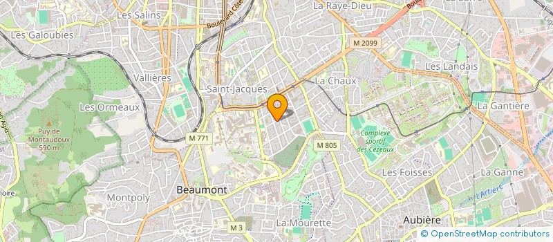 localisation de l'entreprise MADAME MARIE RANGHEARD à CLERMONT FERRAND