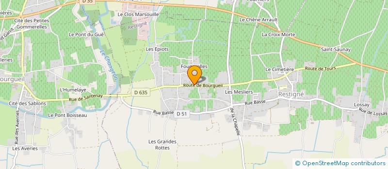 localisation de l'entreprise MADAME MARIE RANNOU  RESTIGNE