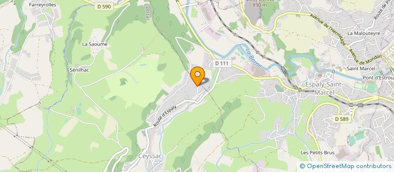 localisation de l'entreprise MADAME MARIE-RAPHAELLE DEMEOCQ  ESPALY-SAINT-MARCEL