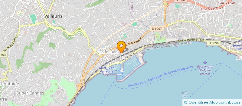 localisation de l'entreprise MADAME MARIE RAYMOND à VALLAURIS