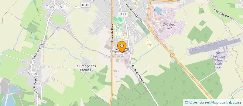 localisation de l'entreprise MADAME MARIE RAZAFINDRAMPARA à GRAY