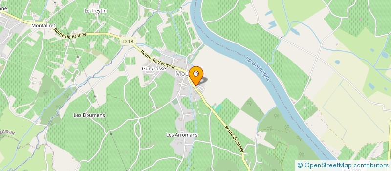 localisation de l'entreprise MADAME MARIE RAZAT  MOULON