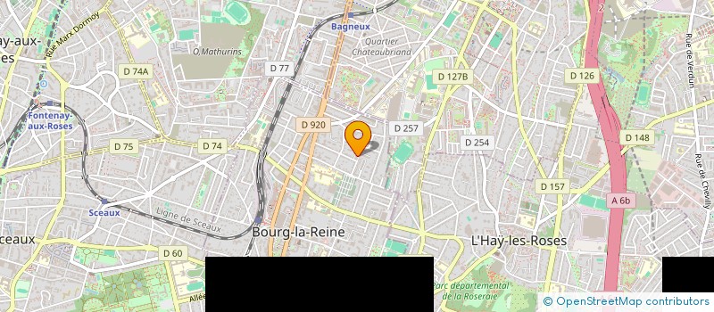 localisation de l'entreprise MADAME MARIE REBATEL à BOURG-LA-REINE