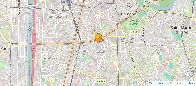 localisation de l'entreprise MADAME MARIE REBEYROLLES à GRENOBLE